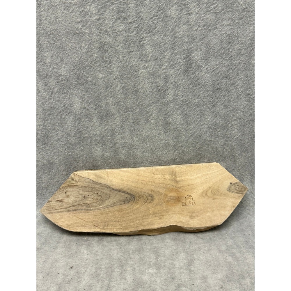 Wood Project Slab Piece DIY Project Routed Groove Craft Olivia Stamp
